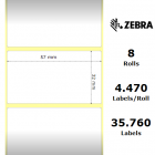 Zebra Z-Perform 1000D 57x32mm 8-pack