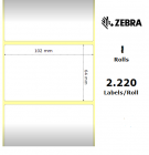 Zebra Labels Z-Select 2000T 102x64mm 4-Pack