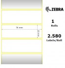 Zebra Label Z-Select 2000T 76x25mm 12-pack