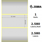 Zebra Z-Ultimate 7A 25x51mm