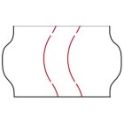 Etikett 26x16mm, vit G2 Security