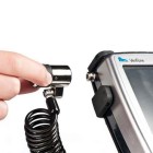 Lås för betalterminal eller dator med spiral kabel, SpacePole