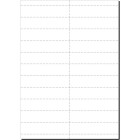 Hyllkantsetiketter, A4-laserark, Perforerade, 105x25,4