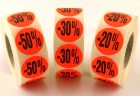Etikett 30% 32mm 1000st